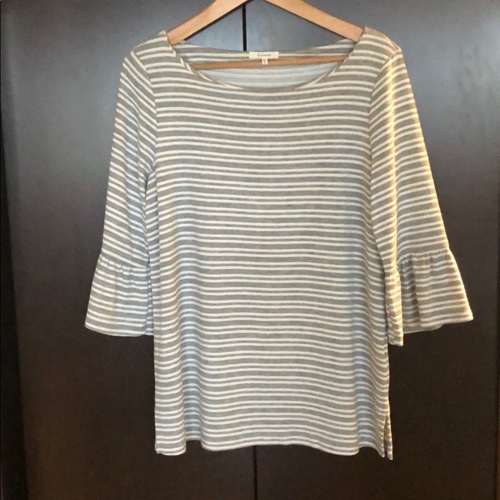 Pleione Flutter Sleeve Tunic
